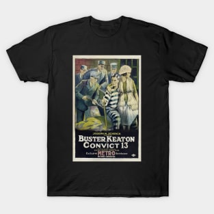 Buster Keaton Convict 13 T-Shirt